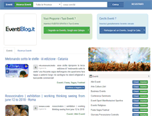 Tablet Screenshot of eventiblog.it